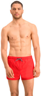 PUMA Swim Korte Short Heren Zwembroek - rood - Maat XL