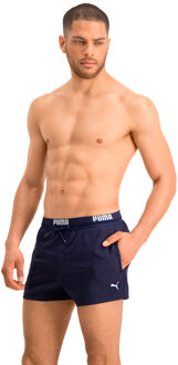 PUMA Swim Logo Short Heren Zwembroek - navy - Maat XXL