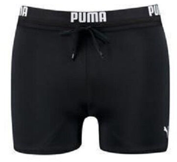 PUMA Swim Logo Trunk Heren Zwembroek - zwart - Maat XS