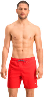 PUMA Swim Medium Short Heren Zwembroek - rood - Maat L