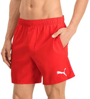 PUMA Swim Mid Shorts - Rode Zwembroek Rood
