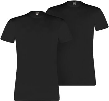 PUMA T-Shirt Heren PUMA BASIC 2P CREW TEE - Black