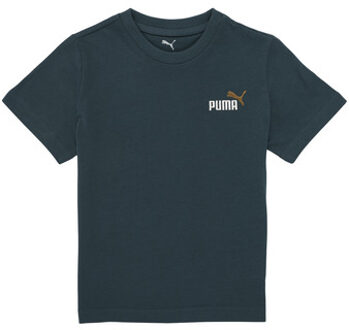 PUMA T-shirt Korte Mouw Puma ESS 2 COLOR Small No. 1 Logo Tee" Groen - 6 jaar,8 jaar,10 jaar,12 jaar,14 jaar,16 jaar