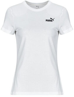 PUMA T-shirt Korte Mouw Puma ESS Small No.1 Tee" Wit - L, M, XL