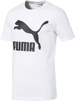 PUMA T-shirt met printopdruk wit/zwart - XL