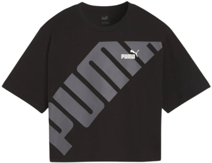 PUMA T-Shirts Puma , Black , Dames - L,M,S,Xs