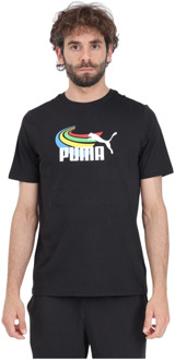 PUMA T-Shirts Puma , Black , Heren - Xl,L,M,S