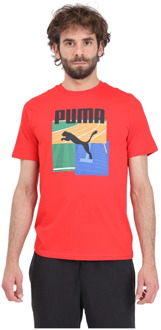 PUMA T-Shirts Puma , Red , Heren - Xl,M,S