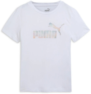 PUMA T-Shirts Puma , White , Dames - L,M,S,Xs