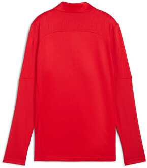 PUMA TeamFINAL Training 1/4 top met rits voor dames in Rood