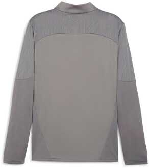 PUMA TeamFINAL Training 1/4 top met rits voor heren in Grijs