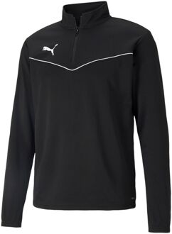 PUMA Teamrise 1/4 Zip Sporttrui - Maat L  - Mannen - zwart