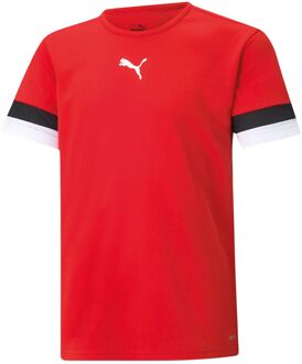PUMA teamRISE Jersey Shirt Junior rood - zwart - wit - 176