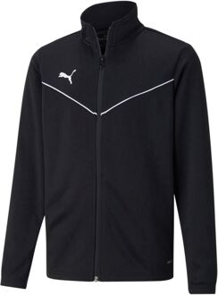 PUMA teamRISE Poly Trainingsjack Junior zwart - 140