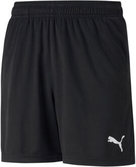 PUMA TeamRISE Short Junior zwart - wit - 116