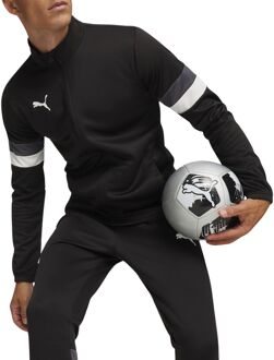 PUMA TeamRISE Trainingspak Heren zwart - donkergrijs - wit - L