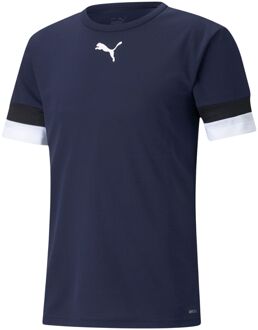 PUMA teamrise voetbalshirt blauw heren heren - L