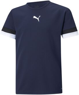 PUMA teamrise voetbalshirt blauw/wit kinderen kinderen - 140