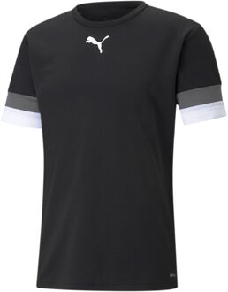 PUMA teamrise voetbalshirt zwart heren heren - L