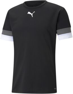 PUMA teamrise voetbalshirt zwart heren heren - S