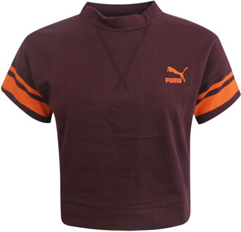 PUMA Tipping T Korte Mouw Winetasting Crew Neck Womens Crop Top 575481 94 RW42 Veelkleurig - EU 42 / UK 8