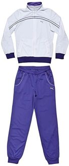 PUMA trainingspak met lange mouwen en rits witpaars voor kinderen 829349 01 Veelkleurig