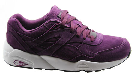 PUMA Trinomic R698 Allover Suede Heren Sportschoenen Paars 359392 01 B51C - maat EU 37 / UK 4