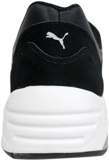 PUMA Trinomic R698 Mat & Glans Zwart Heren Lace Up Trainers 359305 02 B19A - maat