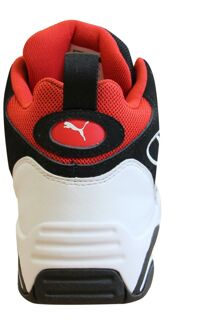 PUMA Trinomic Source Mid Wit Zwart Rood Lace Up Herentrainers 369829 03 - maat EU 42 / UK 8