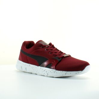 PUMA Trinomic XT Speckle Red Textile Heren Lace Up Trainers 359872 01 Rood