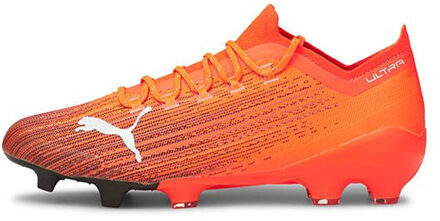 PUMA Ultra 1.1 FG/AG Lace-Up Oranje Synthetisch Heren Voetbalschoenen 106044 01 - maat EU 39/ UK 6