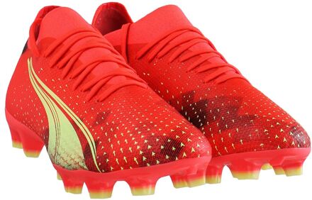 puma ultra match fg/ag voetbalschoenen rood BRIGHT rood - 41
