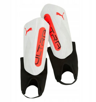 PUMA Ultralichte voetbalscheenbeschermers voor volwassenen - maat XL Wit