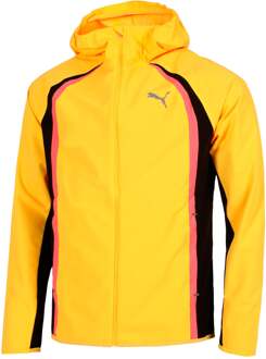 PUMA Ultraweave Raincell Hardloopjas Heren-Oranje,Zwart - S,M,L,XL,XXL