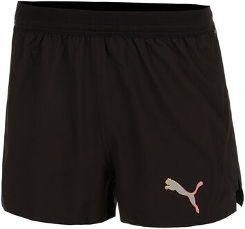 PUMA Ultraweave Velocity 3in Split Hardloopshorts Heren-Zwart - XXL