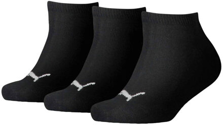 PUMA Uni - 3-Pack Sneaker Sokken Invisible - Zwart - 27-30