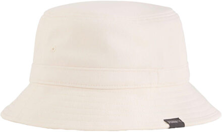 PUMA Unisex Adult Premium Essential Logo Bucket Hat (Wit) - M