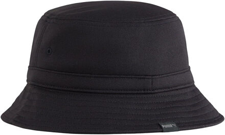 PUMA Unisex Adult Premium Essential Logo Bucket Hat (Zwart) - maat