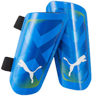 PUMA Unisex adult ultra light dual straps voetbalscheenbeschermers Blauw - XS