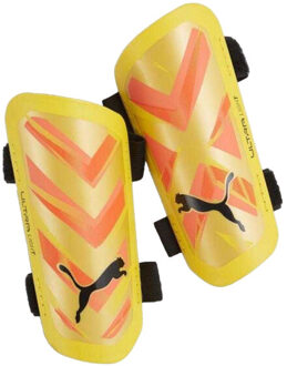 PUMA Unisex adult ultra light dual straps voetbalscheenbeschermers Oranje - M