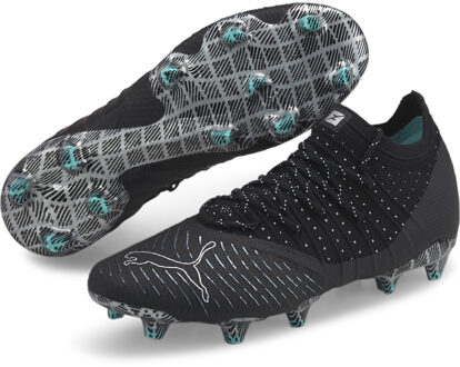 PUMA Unisex FUTURE 1.4 FG/AG Voetbalschoenen Zwart