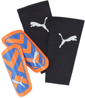 PUMA Unisex ultra light scheenbeschermers en enkelbeschermers met logo voor volwassenen - maat XXS Blauw