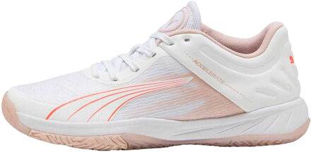 PUMA Unisex Volwassen Accelerate Turbo Sneakers (Wit/Geel) - maat EU 44 / UK 9.5