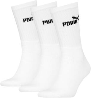 PUMA Unisex Volwassen Bemanningsleden Sokken (Pakket van 3) (Wit)