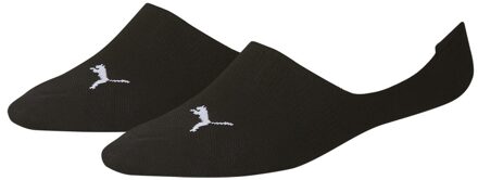 PUMA Unisex Volwassen Voeringssokken (Pakket van 2) (Zwart)