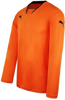 PUMA V-Kon Lange Mouw Oranje Zwart Heren Voetbalshirt 700386 08 - S