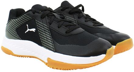PUMA Varion Indoorschoenen Junior zwart - grijs - wit - 34