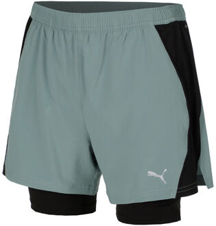 PUMA Velocity 2in1 Hardloopshorts Heren-Groen - XXL