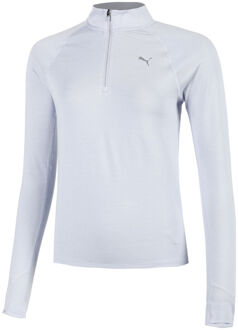 PUMA Velocity Cloudspun 1/4 Zip Hardloopshirt Dames-Blauw - M,XL