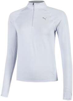 PUMA Velocity Cloudspun 1/4 Zip Hardloopshirt Dames-Blauw - S